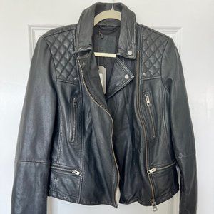 All Saints Leather Jacket - Cargo Biker size 12 - with tags